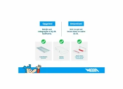 Bed 140x200cm - decor - sonoma met matras en bodem