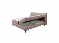 Bedbox Atlantis 180x200cm - stof - flamingo met opbergruimte