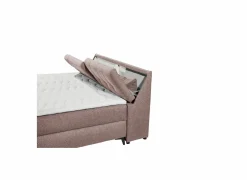 Bedbox Atlantis 180x200cm - stof - flamingo met opbergruimte