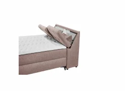 Bedbox Atlantis 140x200cm - stof - flamingo met opbergruimte