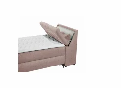 Bedbox Atlantis 120x200cm - stof - flamingo met opbergruimte