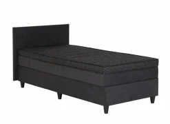 Bedbox BOX53 90x200cm - stof - antraciet