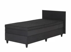 Bedbox BOX53 90x200cm - stof - antraciet