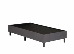 Bedbox Koh 90x200cm - stof - grijs