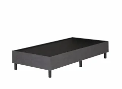 Bedbox Koh 90x200cm - stof - grijs