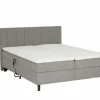 Bedbox Miralindo 160x200cm - stof - nordic ash elektrisch