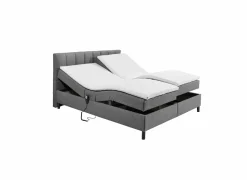Bedbox Miralindo 180x200cm - stof - nordic graphite elektrisch
