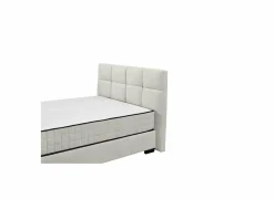 Bedbox Nagol A 140x200cm - stof - beige met opbergruimte