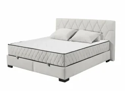 Bedbox Nagol B  180x200cm - stof - zand met opbergruimte