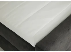 Bedbox Valetta 160x200cm - stof - espresso met opbergruimte