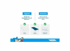 Bedbox Valetta 160x200cm - stof - blauw met opbergruimte