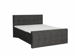 Bedbox Valetta 180x200cm - stof - espresso met opbergruimte