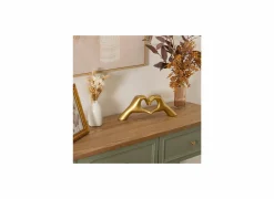 Beeldje Amy 31x12x7,5cm - polystone - goud