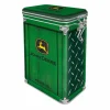 Bewaardoos John Deere 11x8x18cm - metaal - meerkleurig