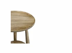 Bijzettafel Chestnut Ø48cm - mango massief - naturel