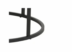 Bijzettafel Ø80cm - melamine - wild oak - set van 2