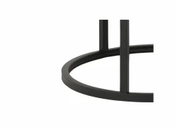 Bijzettafel Ø80cm - melamine - wild oak - set van 2