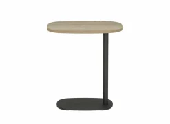 Perfecta Bijzettafel Cup 50x33cm - melamine - antraciet & naturel