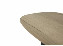 Perfecta Bijzettafel Cup 50x33cm - melamine - antraciet & naturel