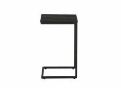 Bijzettafel Lucifer 40x33,3cm - eik massief - zwart