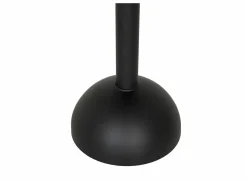 Bijzettafel Navarino Ø45cm - gerecycleerd den massief & ijzer - naturel/zwart