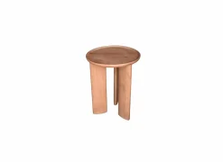 Bijzettafel Spinoza Ø40cm - mango massief - naturel