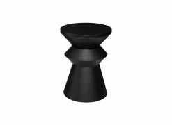 Bijzettafel Totem Sohan Ø36cm - ijzer - zwart