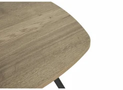 Perfecta Bijzettafel Trevi Ø70cm - decor - antraciet & eik naturel