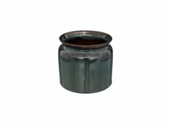 Bloempot Bota H15cm - keramiek - blauw