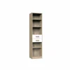 Boekenkast Cariba 48x40x197cm - melamine - sanremo & wit