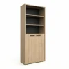 Boekenkast Flexo-2 90x40x216cm - decor - zand eik