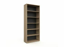 Boekenkast Flexo-2 90x40x216cm - decor - zand eik
