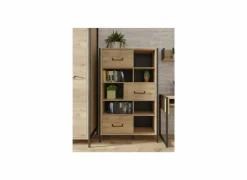 Boekenkast Oriental Tree 94,1x41,5x151,5cm - decor - bartex eik