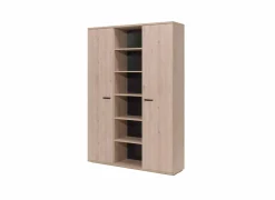 Boekenkast Rio 160x40x222cm - melamine - lente eik
