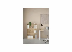 Boekenkast Sign 80x35x124cm - decor - jackson hickory bruin