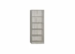 Boekenrek Elmo 70x30x180cm - decor - new grey oak