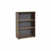Boekenrek Meradi 72x34x109cm - melamine - bruin