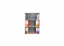Boekenrek Merida 72x34x109cm - melamine - tori bruin
