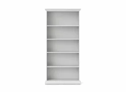 Boekenrek Paris 96x37x201cm - decor - wit