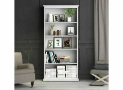 Boekenrek Paris 96x37x201cm - decor - wit