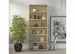 Boekenrek Prima 89x40x222cm - decor - eik