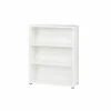 Boekenrek Prima 89x40x113cm - decor - wit