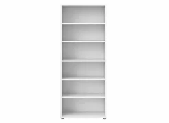 Boekenrek Prima 89x40x222cm - decor - wit