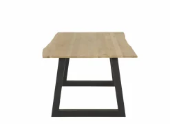 Boomstamtafel Sherwood 200x100cm - eik massief - naturel