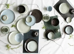 Salt & Pepper Bord Artisan Ø27,5cm - keramiek - groen