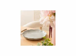 Bord Aude Ø26cm - stoneware - groen