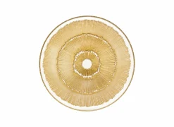 Bord Celeste Ø33cm - glas - goud