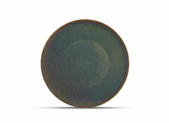 Salt & Pepper Bord Cirro  Ø27cm - porselein - groen