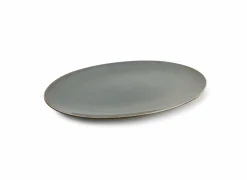 Salt & Pepper Bord Cirro  36x25,5cm - porselein - groen