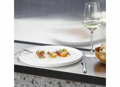 Bonbistro Bord Gusto Ø26,5cm - porselein - wit